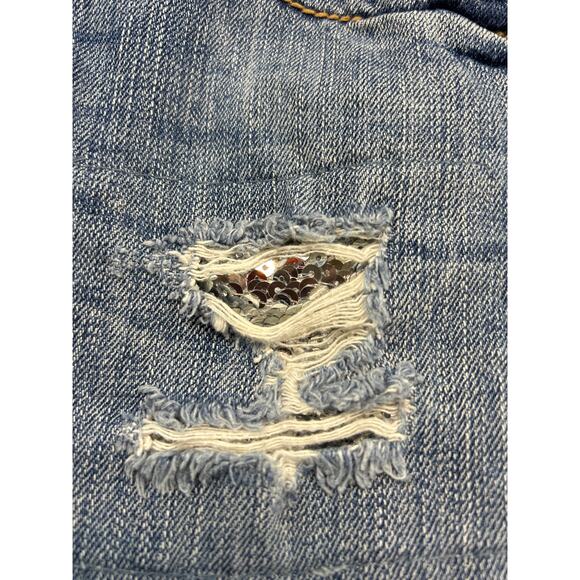 Low Rise Decree Mini Denim Skirt Size 5 - Picture 7 of 7